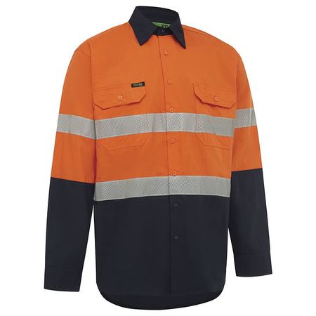 WORKIT® Hi-Vis Two-Tone Lightweight Ripstop Breathable Taped Shirt