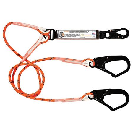 LINQ® Double Leg Kernmantle Rope Shock Absorbing Lanyard