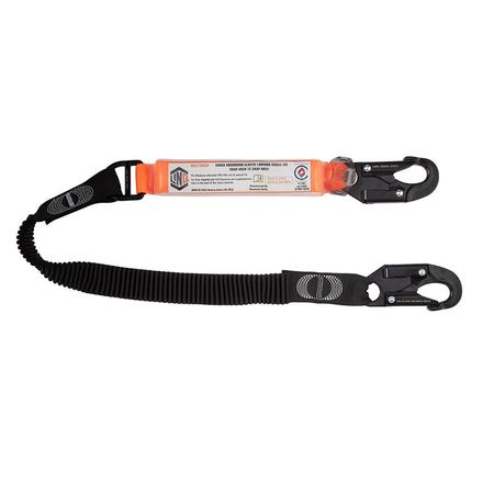 LINQ® Elite Single Leg Elasticated Shock Absorbing Lanyard