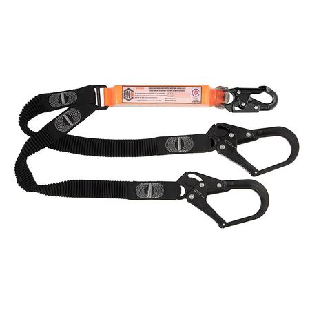 LINQ® Elite Double Leg Elasticated Shock Absorbing Lanyard