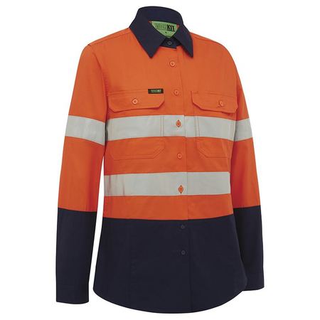 WORKIT® Women's Hi-Vis Two-Tone Lightweight Taped Shirt