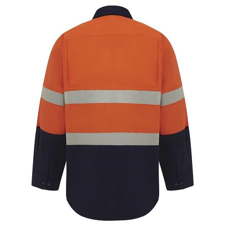WORKIT® Hi-Vis Lightweight Long Sleeve Adjustable Cuff Taped Shirt