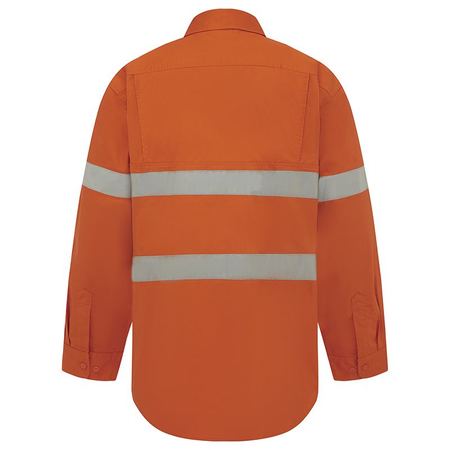 WORKIT® Hi-Vis Lightweight Long Sleeve Adjustable Cuff Taped Shirt