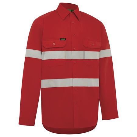 WORKIT® Hi-Vis Lightweight Long Sleeve Adjustable Cuff Taped Shirt