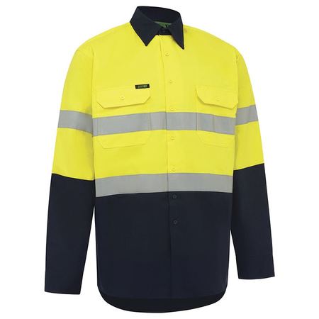 WORKIT® Hi-Vis Lightweight Long Sleeve Adjustable Cuff Taped Shirt