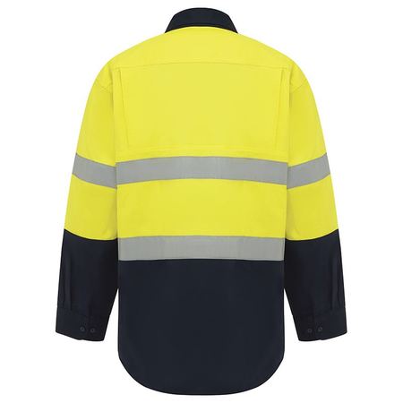 WORKIT® Hi-Vis Lightweight Long Sleeve Adjustable Cuff Taped Shirt