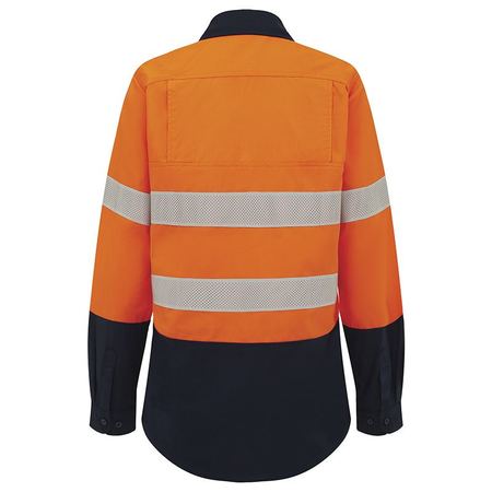 WORKIT® Women's Hi-Vis Two-Tone Lightweight Ripstop Breathable Taped Shirt