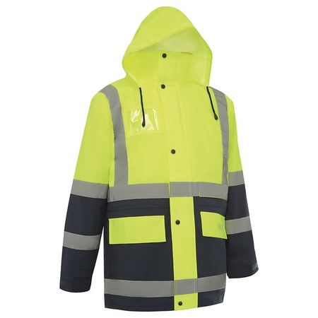 WORKIT® Hi-Vis 5-in-1 Waterproof Biomotion Taped Jacket