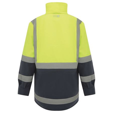 WORKIT® Hi-Vis 5-in-1 Waterproof Biomotion Taped Jacket