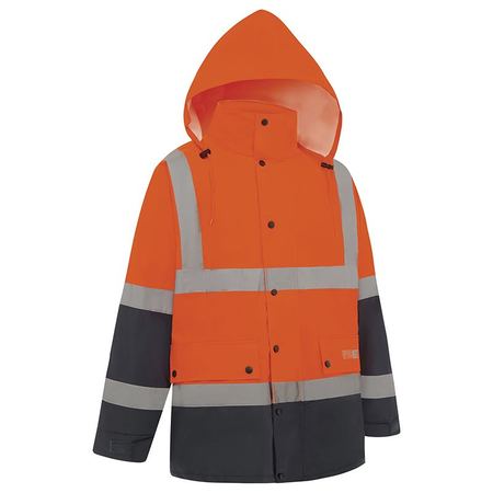 WORKIT® Hi-Vis Two-Tone Waterproof Taped Rain Jacket
