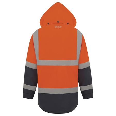 WORKIT® Hi-Vis Two-Tone Waterproof Taped Rain Jacket