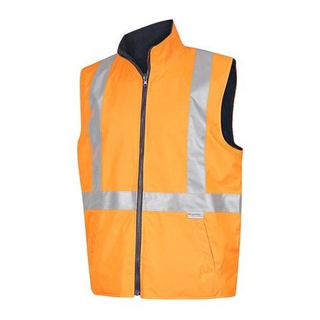 WORKIT® Hi-Vis Reversible Vest with Reflective Tape