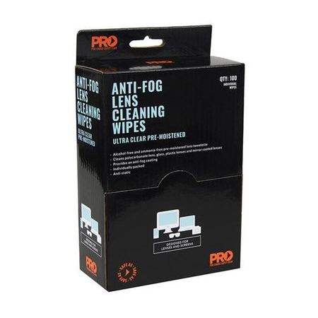 Anti-Fog Lens Cleaning Wipes (100 Pack)