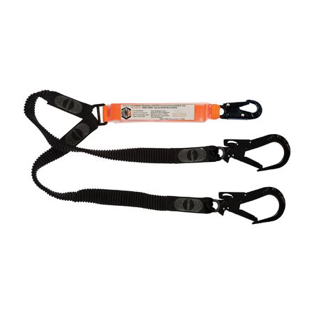 LINQ® Elite Double Leg Elasticated Shock Absorbing Lanyard