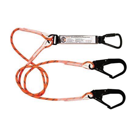 LINQ® Double Leg Kernmantle Rope Shock Absorbing Lanyard