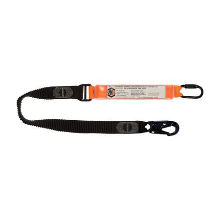 LINQ® Elite Single Leg Elasticated Shock Absorbing Lanyard