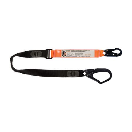 LINQ® Elite Single Leg Elasticated Shock Absorbing Lanyard