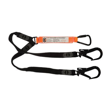 LINQ® Elite Double Leg Elasticated Shock Absorbing Lanyard