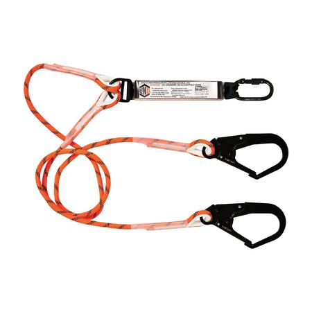LINQ® Double Leg Kernmantle Rope Shock Absorbing Lanyard