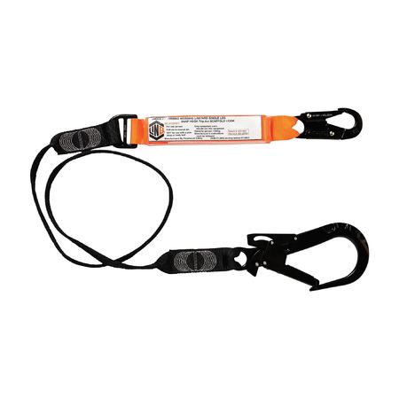 LINQ® Elite Single Leg Shock Absorbing Webbing Lanyard