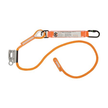 LINQ® Single Leg Adjustable Kernmantle Rope Lanyard 2M