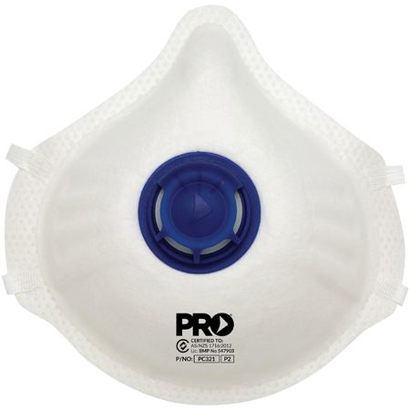 P2 Disposable Respirator with Exhalation Valve (12Pack)