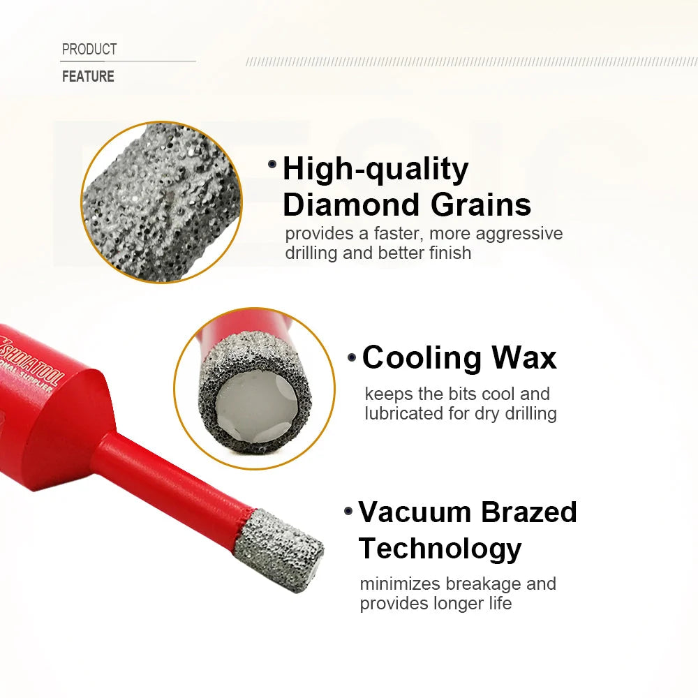 M14 Diamond Hole Saw for Porcelain Tile & Stone | 6–125 mm