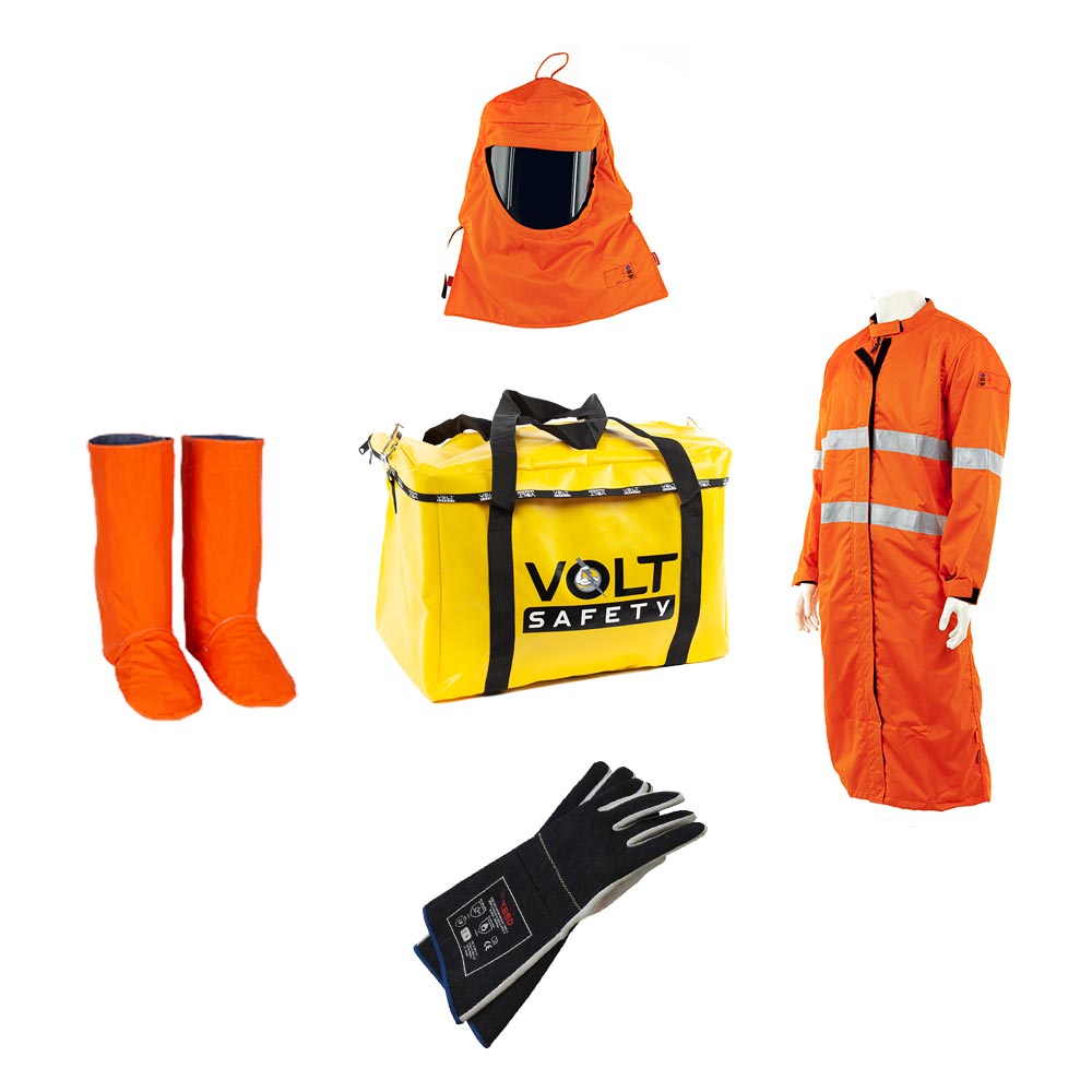 Arc Flash Switching Coat Kit with Hood – HRC2 12cal/cm²