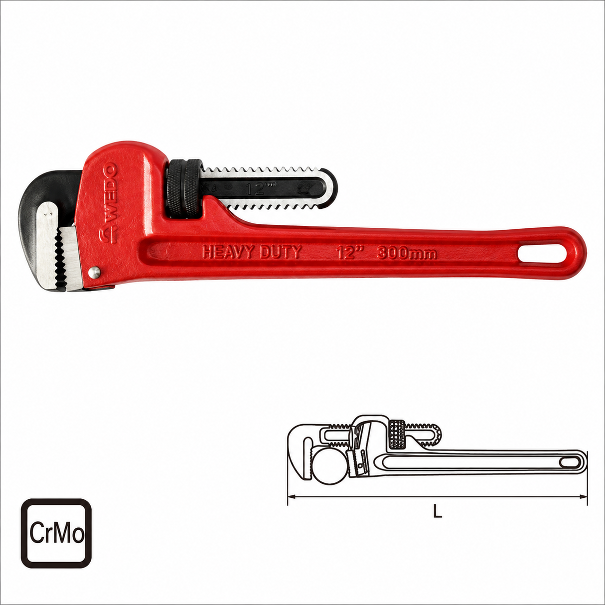Steel Pipe Wrench – Heavy Duty