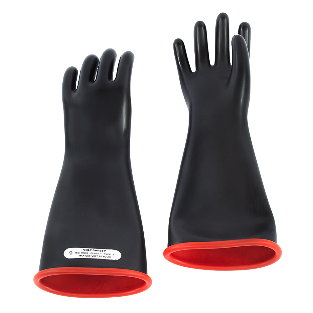 Insulated Glove Class 1 – 7.5 kV Dual Colour Rolled Edge
