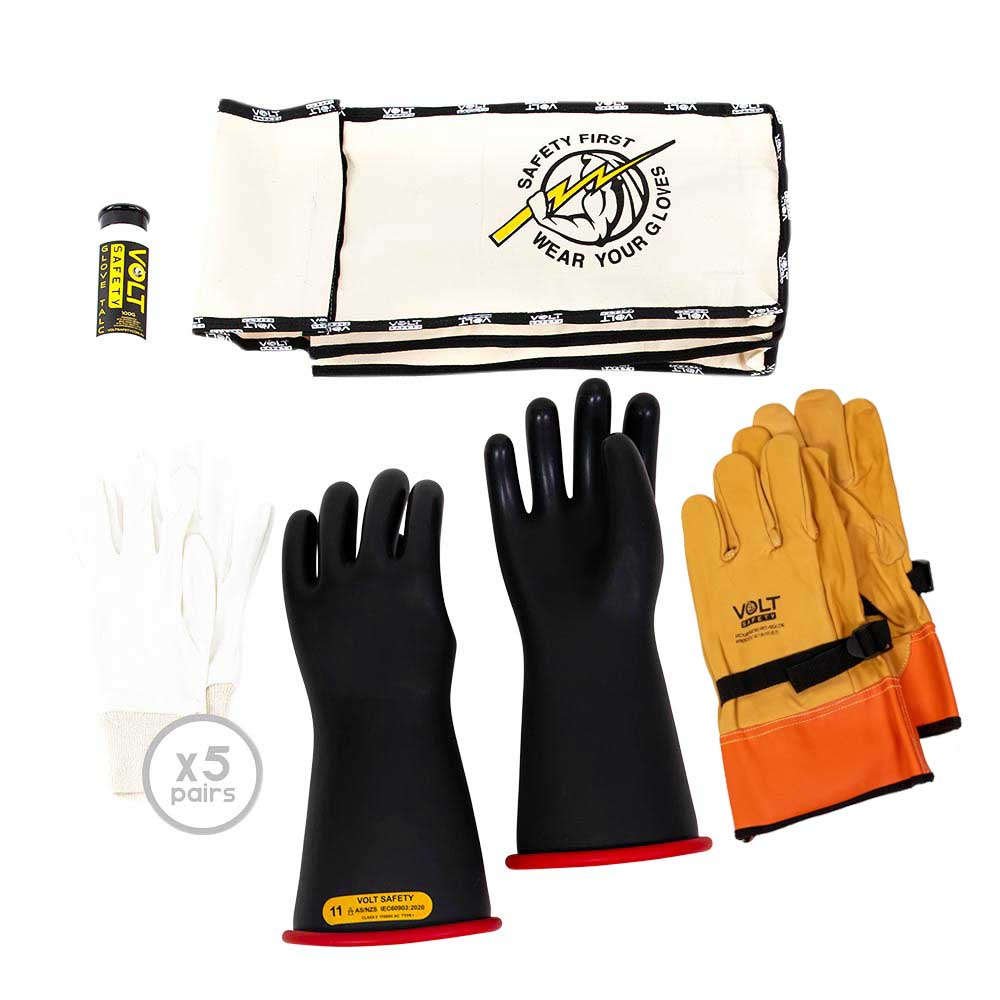 Electrical Insulated Glove Kit Class 2 – 17 kV