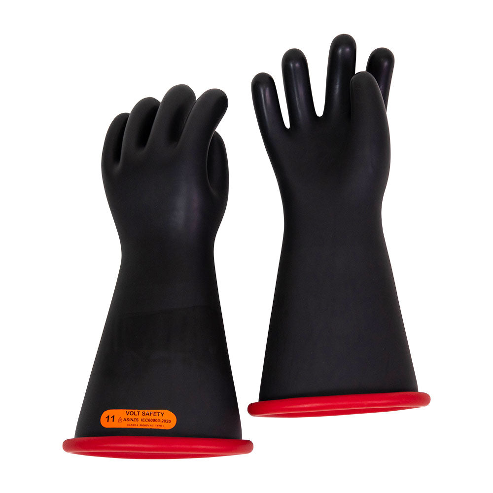 Insulated Glove Class 4 – 36kV Rolled Edge Dual Colour