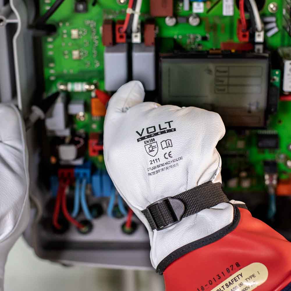 LV Leather Outer Gloves