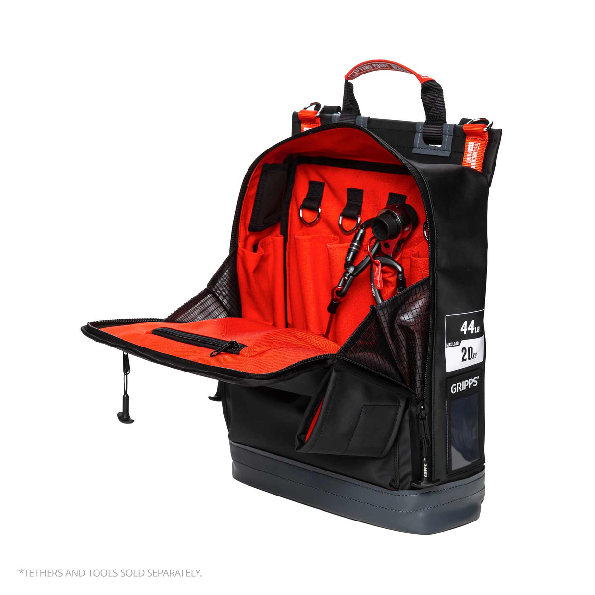 GRIPPS® Mule Tool Backpack – 20 kg / 44 lb Drop-Prevention Tool Backpack