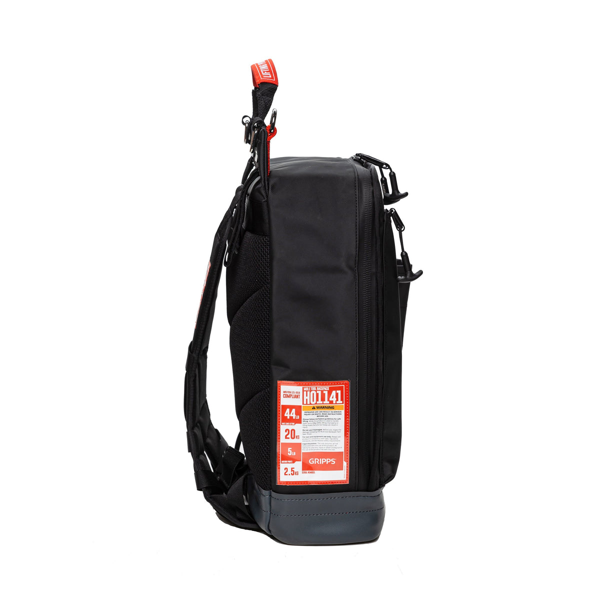 GRIPPS® Mule Tool Backpack – 20 kg / 44 lb Drop-Prevention Tool Backpack