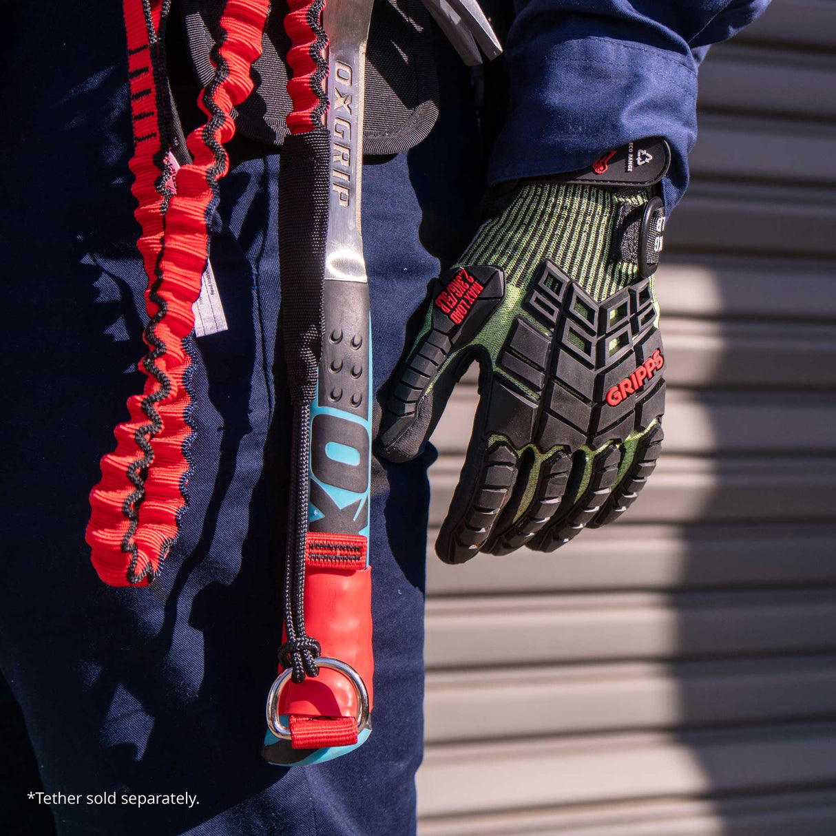 GRIPPS® Hammer – Solid Handle Connector Pack for Toolbelt – 2.5 kg / 5.5 lb Drop-Prevention Connector Kit