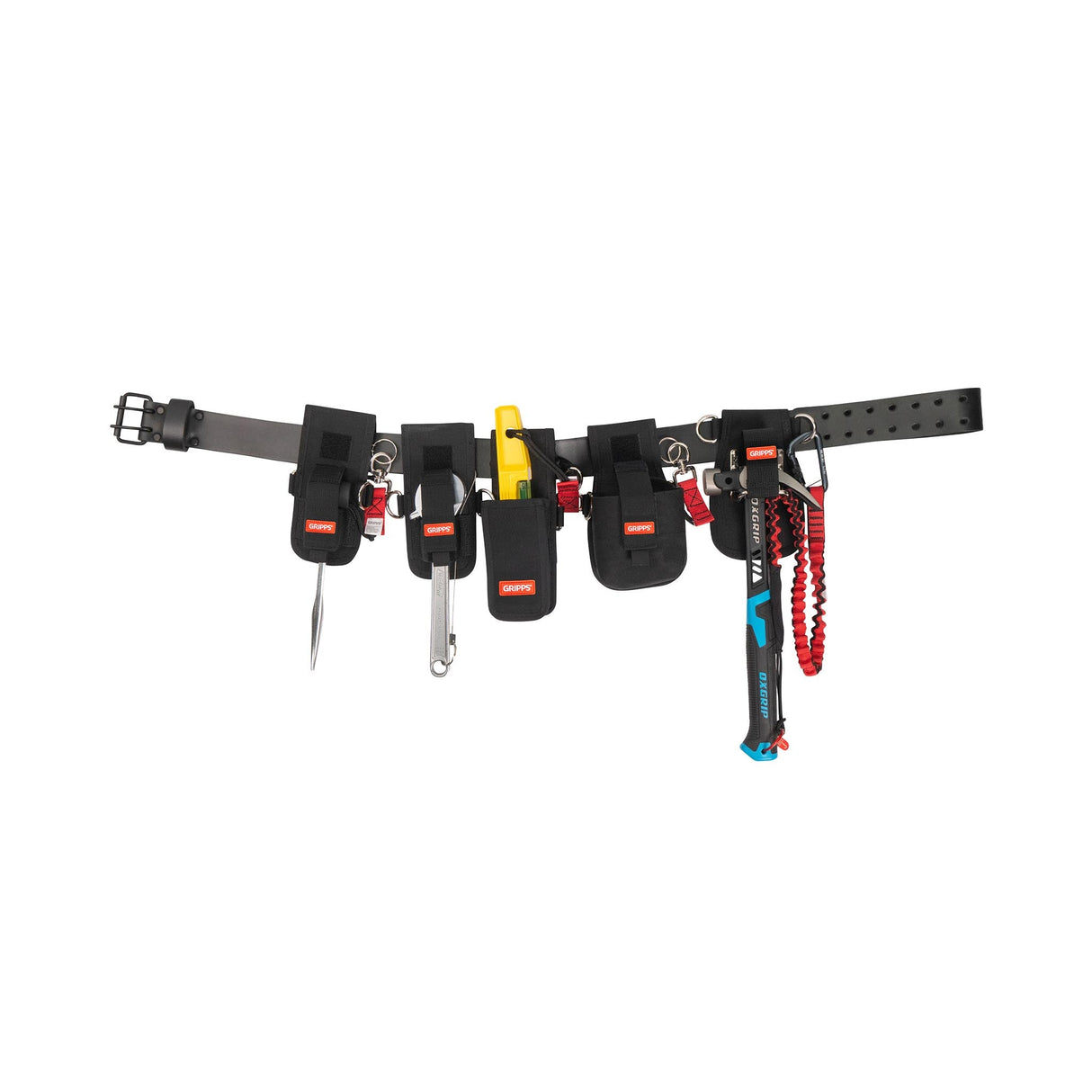 GRIPPS® Scaffolders Kit – 5-Tool Retractable with Leather Belt