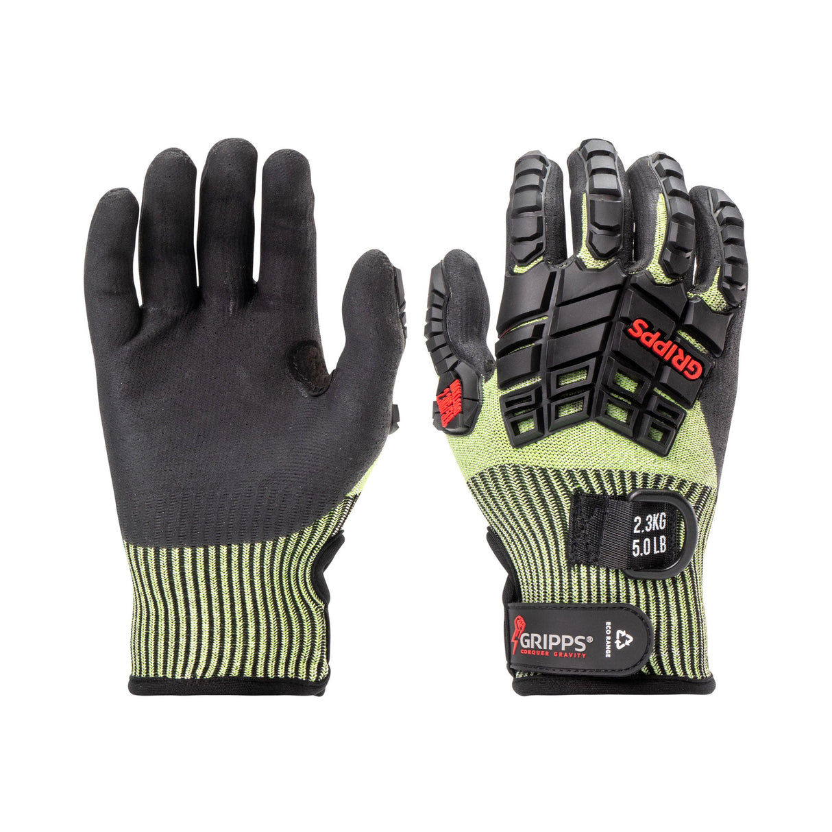 GRIPPS® C5 Eco Impact Glove – Carbon-Neutral Impact Drop-Prevention Work Glove