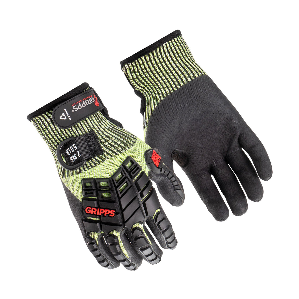 GRIPPS® C5 Eco Impact Glove – Carbon-Neutral Impact Drop-Prevention Work Glove