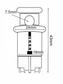 Miniature Circuit Breaker Lockout – Inward-Facing Pins