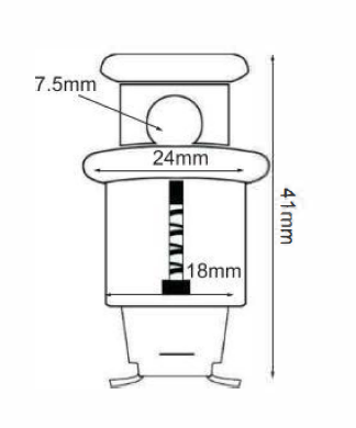 Miniature Circuit Breaker Lockout – Outward-Facing Pins