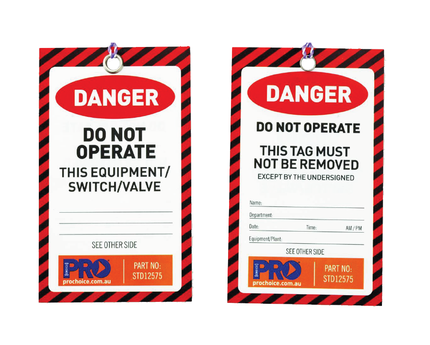 Danger Safety Tags (100 Pack)