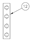 QR Draw Bar for Derrick FLC 2000 | 181-Q-30-304 | Replacement Part