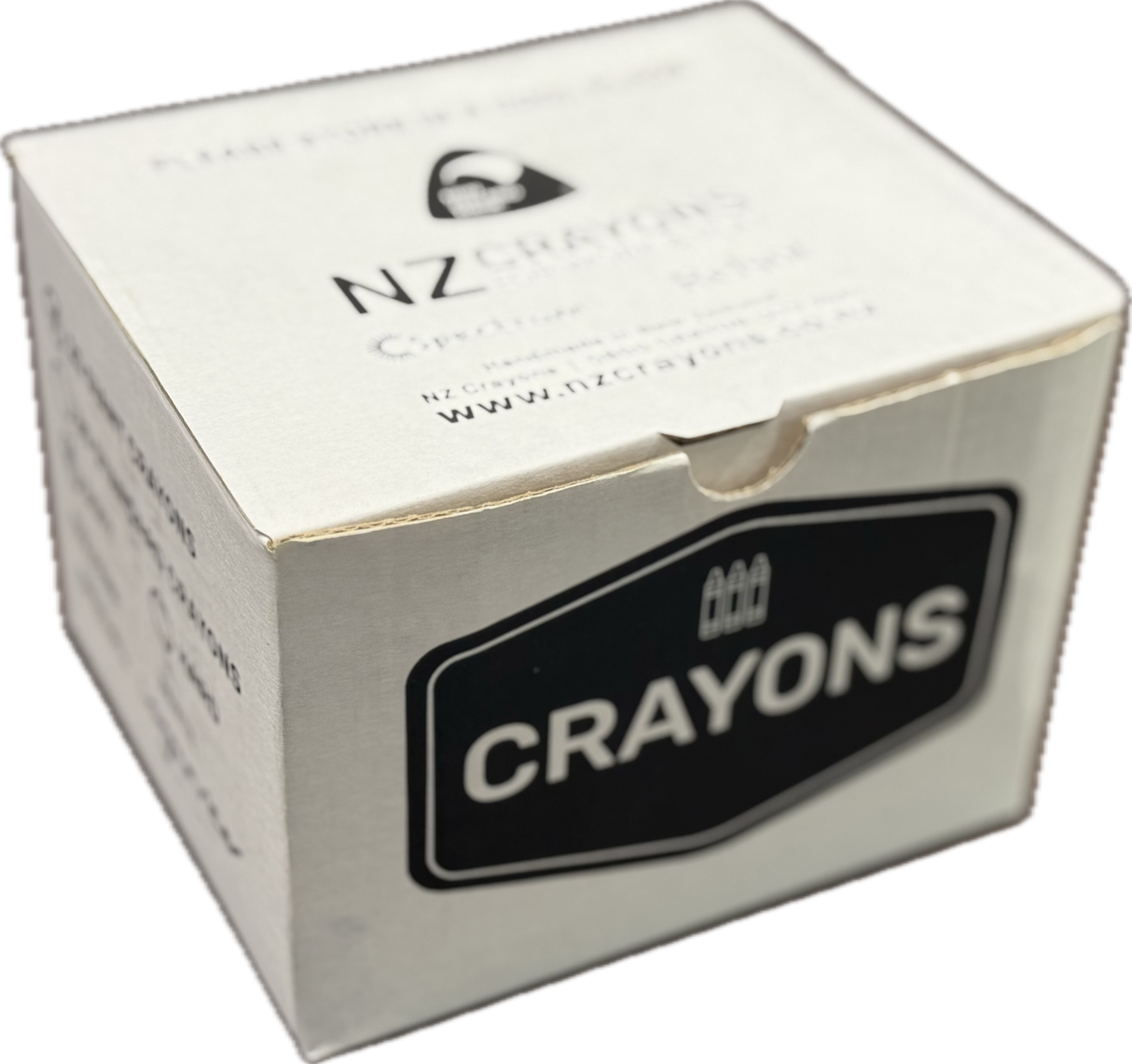 Giant LogMarker Crayon – White. Box of 20pcs