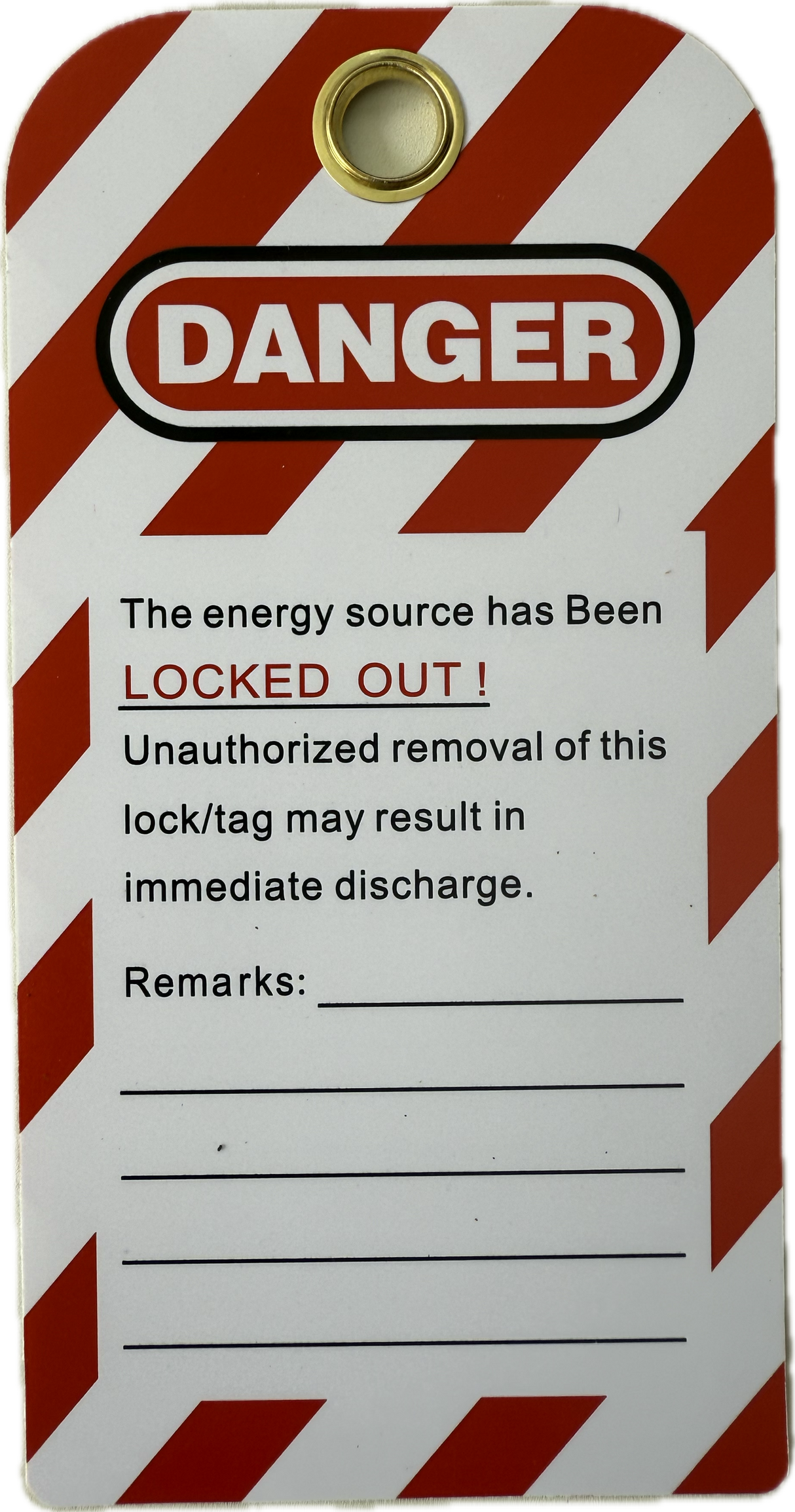 Lockout Tagout Safety Tag – “Do Not Operate” Warning Tags 10pcs