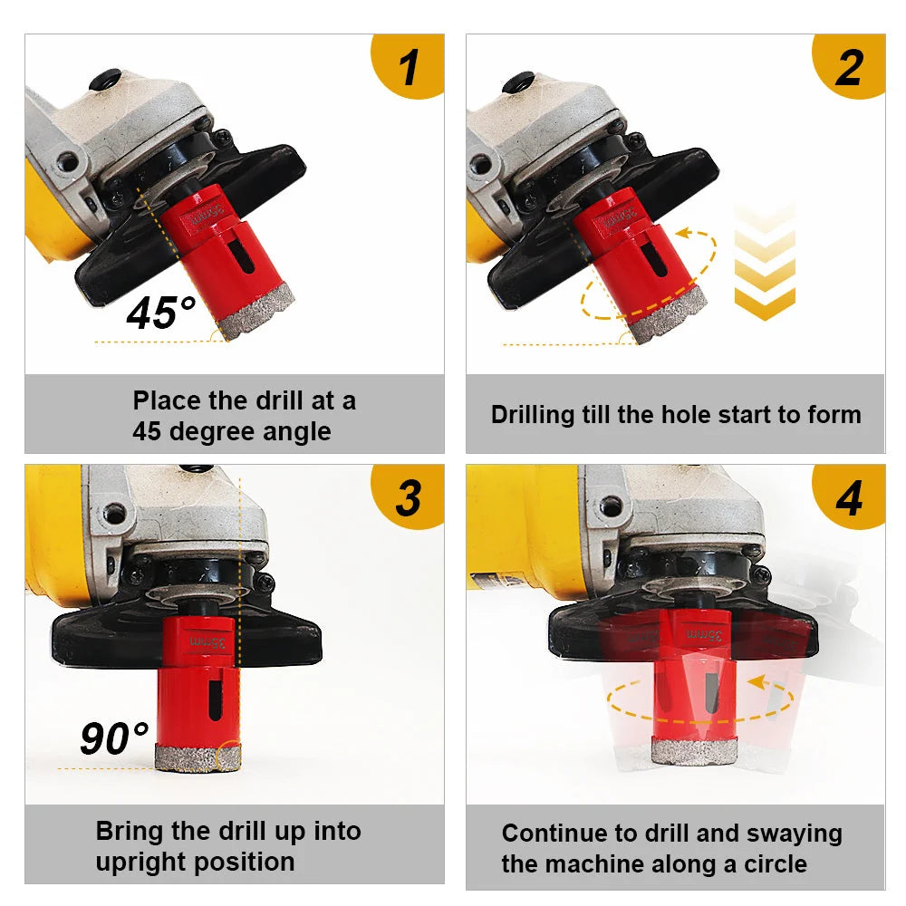 M14 Diamond Hole Saw for Porcelain Tile & Stone | 6–125 mm