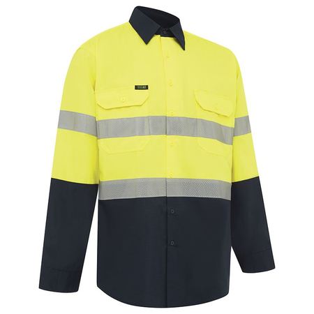 WORKIT® Hi-Vis Two-Tone Lightweight Ripstop Breathable Taped Shirt