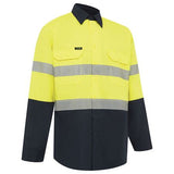WORKIT® Hi-Vis Two-Tone Lightweight Ripstop Breathable Taped Shirt