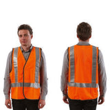 WORKIT® Fluro Safety H-Back Taped Vest – Day/Night Use (5Pack)