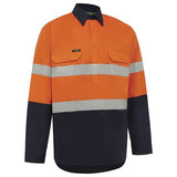WORKIT® Hi-Vis Two-Tone Lightweight Closed Front Long Sleeve Gusset Cuff Taped Shirt